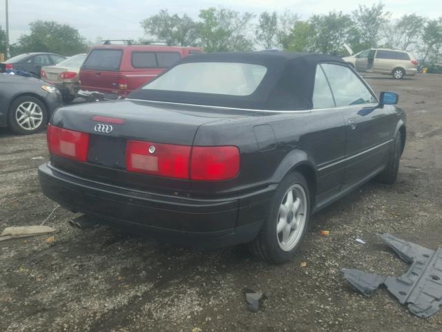 WAUAA88G1WN004567 - 1998 AUDI CABRIOLET BLACK photo 4