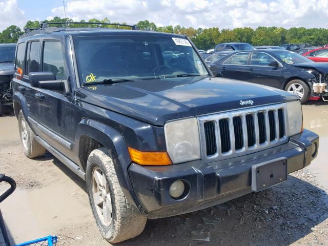 1J8HH48P97C679272 - 2007 JEEP COMMANDER BLACK photo 1