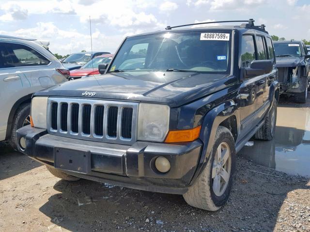 1J8HH48P97C679272 - 2007 JEEP COMMANDER BLACK photo 2