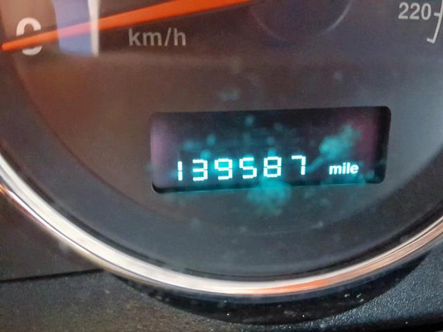 1J8HH48P97C679272 - 2007 JEEP COMMANDER BLACK photo 8