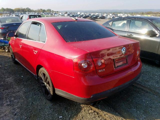 3VWXJ71K16M666811 - 2006 VOLKSWAGEN JETTA GLI RED photo 3