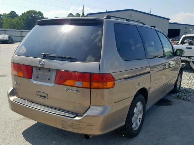 5FNRL18644B142386 - 2004 HONDA ODYSSEY EX GOLD photo 4