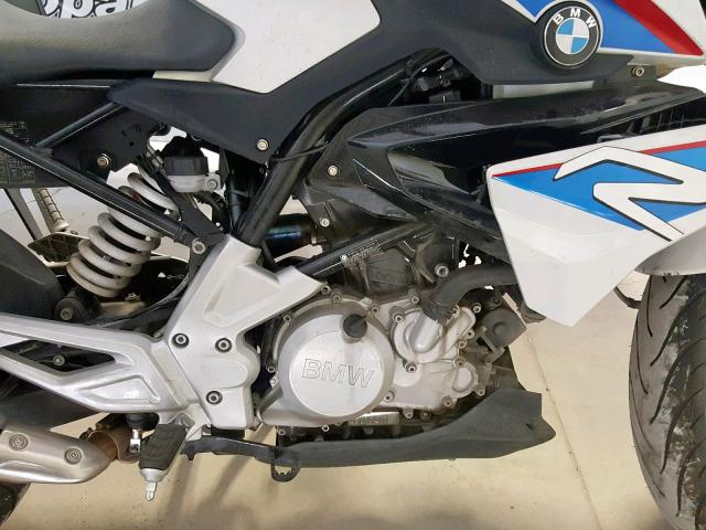 WB30G1109JR856818 - 2018 BMW G310 R WHITE photo 7