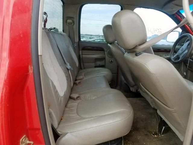 1D3HU18D43J596255 - 2003 DODGE RAM 1500 S RED photo 6