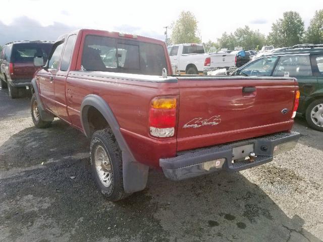 1FTZR15X3XPA87564 - 1999 FORD RANGER SUP RED photo 3