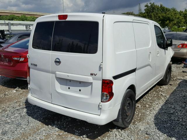 3N6CM0KN3DK694382 - 2013 NISSAN NV200 2.5S WHITE photo 4