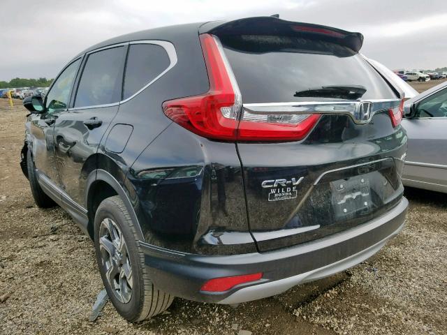 5J6RW2H86JL004995 - 2018 HONDA CR-V EXL BLACK photo 3