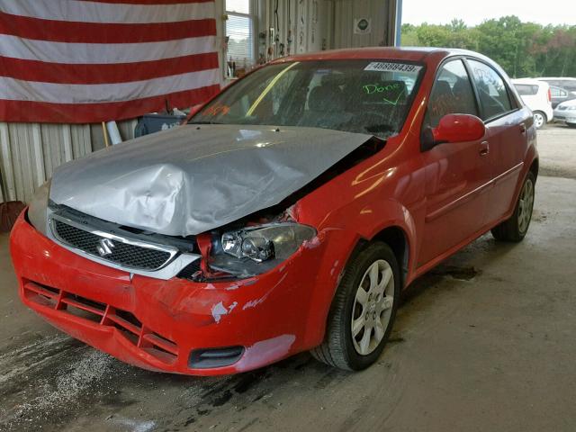 KL5JD66Z55K212153 - 2005 SUZUKI RENO S RED photo 2