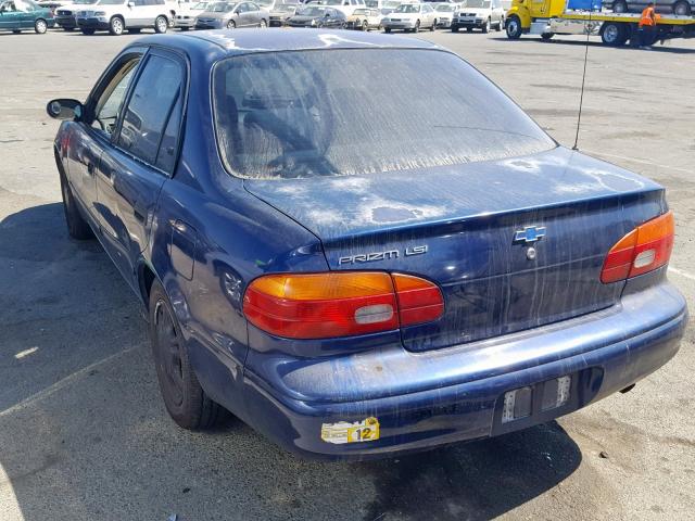 1Y1SK5484WZ404368 - 1998 CHEVROLET GEO PRIZM 蓝色 照片 3