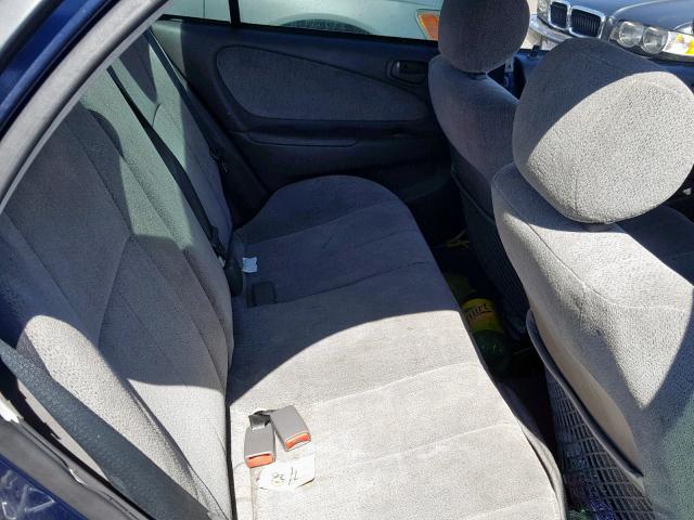 1Y1SK5484WZ404368 - 1998 CHEVROLET GEO PRIZM 蓝色 照片 6