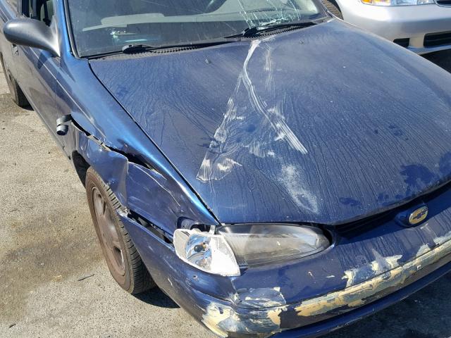 1Y1SK5484WZ404368 - 1998 CHEVROLET GEO PRIZM 蓝色 照片 9