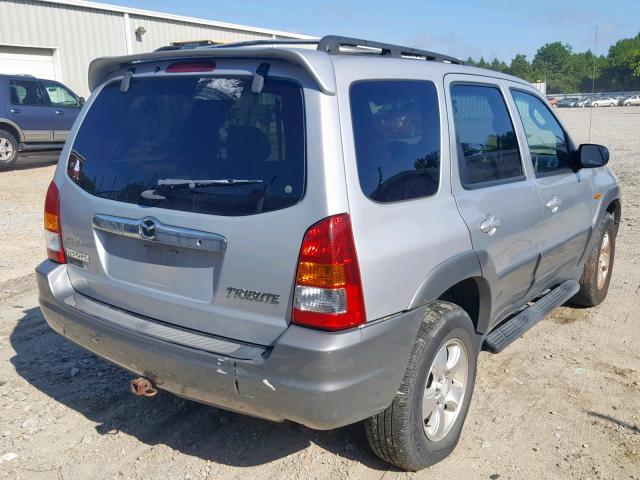 4F2YU08131KM53331 - 2001 MAZDA TRIBUTE LX SILVER photo 4