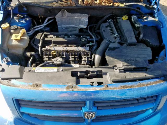 1B3HB28A79D173026 - 2009 DODGE CALIBER SE BLUE photo 7