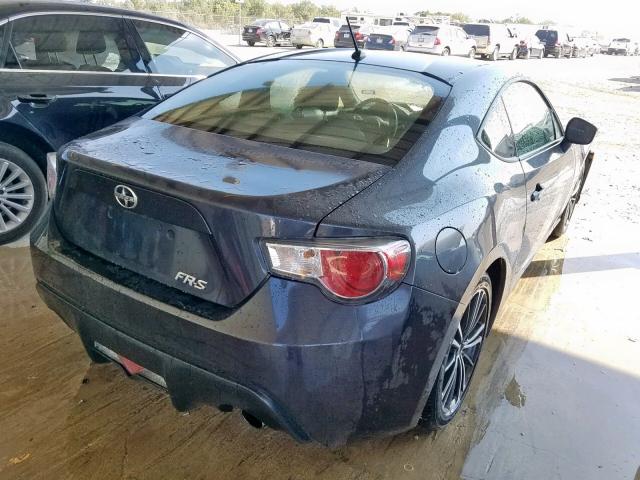 JF1ZNAA11D2718324 - 2013 TOYOTA SCION FR-S CHARCOAL photo 4