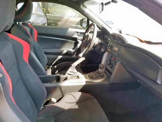 JF1ZNAA11D2718324 - 2013 TOYOTA SCION FR-S CHARCOAL photo 5