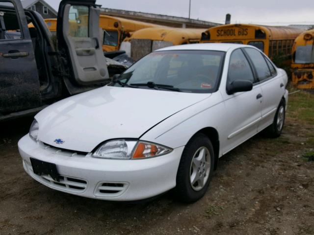 1G1JC524317274108 - 2001 CHEVROLET CAVALIER B WHITE photo 2