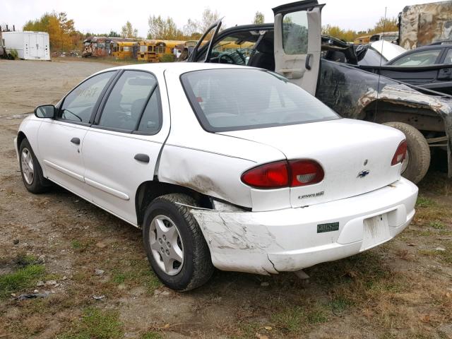 1G1JC524317274108 - 2001 CHEVROLET CAVALIER B WHITE photo 3