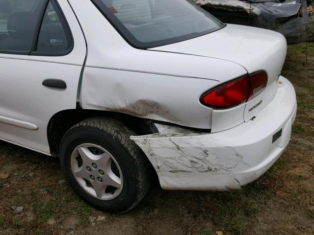 1G1JC524317274108 - 2001 CHEVROLET CAVALIER B WHITE photo 9