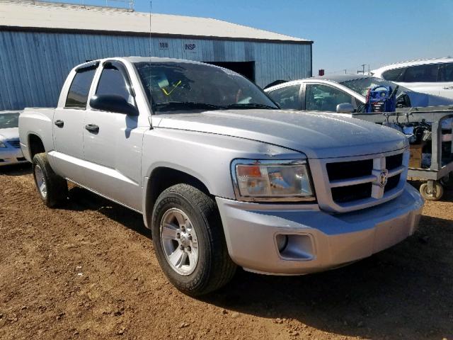 1D7HE48N38S598179 - 2008 DODGE DAKOTA QUA SILVER photo 1