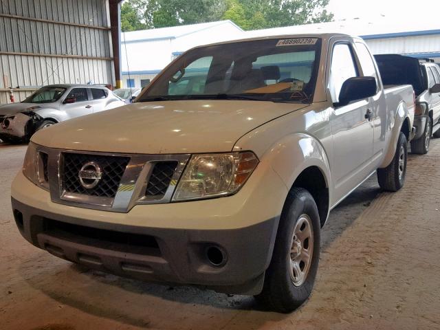 1N6BD0CT1EN729182 - 2014 NISSAN FRONTIER S WHITE photo 2