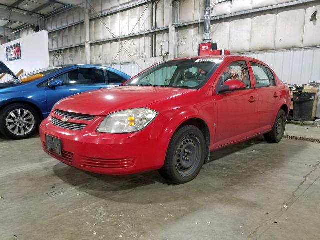 1G1AL58F687256818 - 2008 CHEVROLET COBALT LT RED photo 2