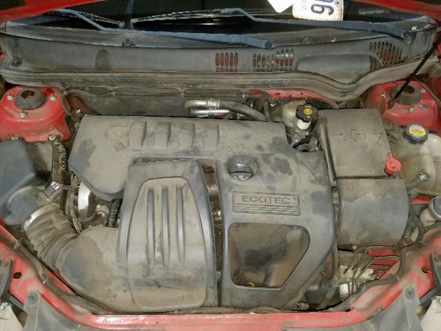 1G1AL58F687256818 - 2008 CHEVROLET COBALT LT RED photo 7