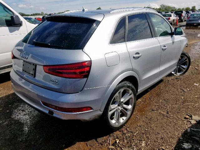 WA1GFCFS1FR000286 - 2015 AUDI Q3 PRESTIG SILVER photo 4