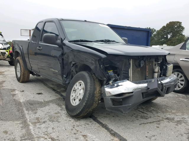 1GTDS196X58202331 - 2005 GMC CANYON BLACK photo 1