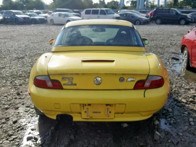 WBACN33441LK46982 - 2001 BMW Z3 2.5 YELLOW photo 6