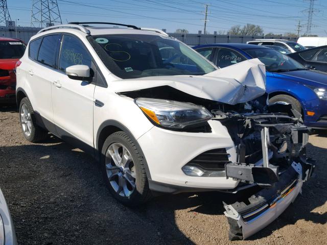 1FMCU9J98EUE50722 - 2014 FORD ESCAPE TIT WHITE photo 1