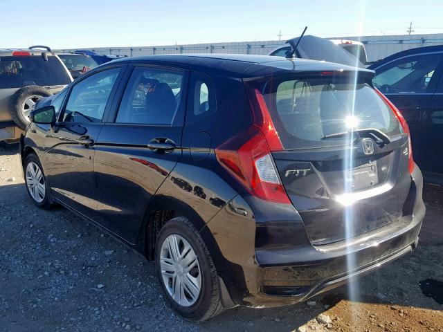 3HGGK5H42JM710109 - 2018 HONDA FIT LX BLACK photo 3