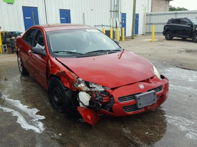 1B3EJ46X61N553658 - 2001 DODGE STRATUS SE RED photo 1