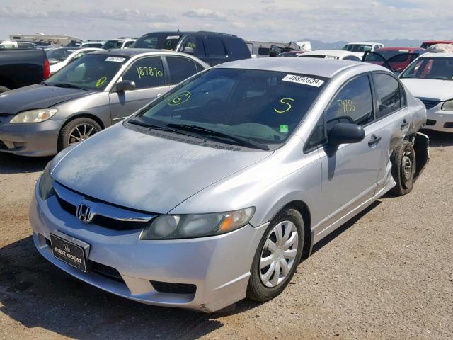 2HGFA1F38AH310538 - 2010 HONDA CIVIC VP SILVER photo 2