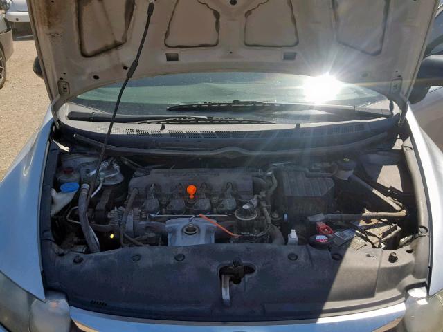 2HGFA1F38AH310538 - 2010 HONDA CIVIC VP SILVER photo 7