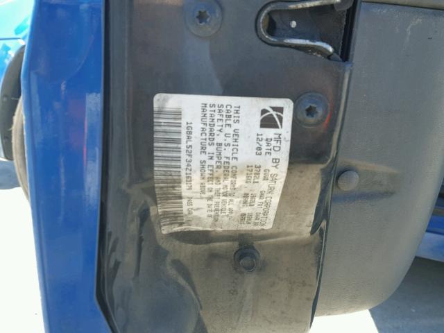 1G8AL52F34Z163179 - 2004 SATURN ION LEVEL BLUE photo 10