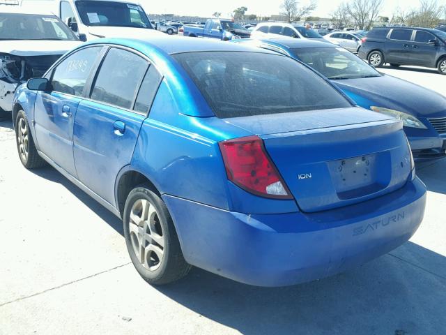 1G8AL52F34Z163179 - 2004 SATURN ION LEVEL BLUE photo 3