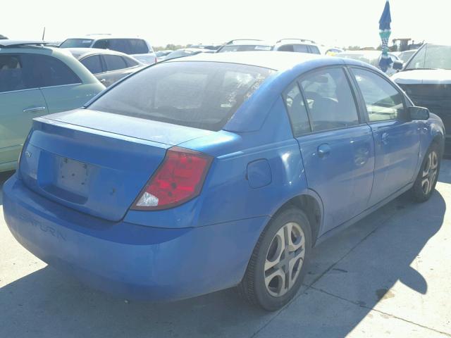 1G8AL52F34Z163179 - 2004 SATURN ION LEVEL BLUE photo 4
