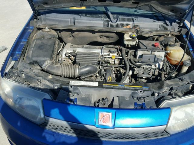 1G8AL52F34Z163179 - 2004 SATURN ION LEVEL BLUE photo 7