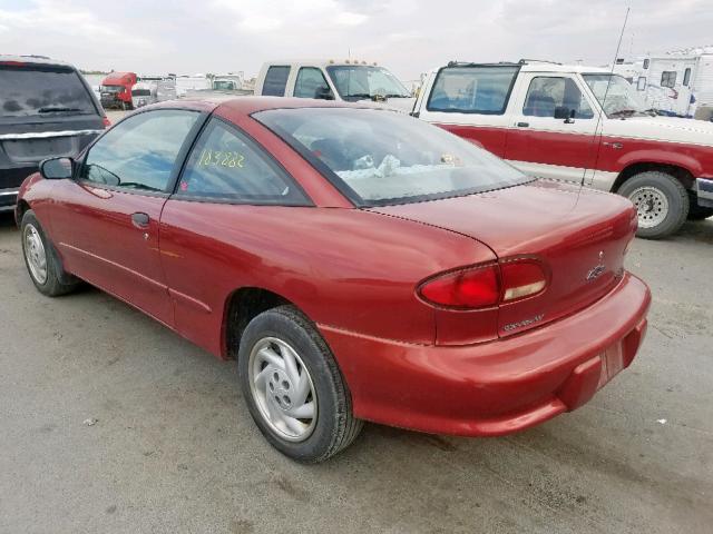 1G1JC1245V7209355 - 1997 CHEVROLET CAVALIER B RED photo 3