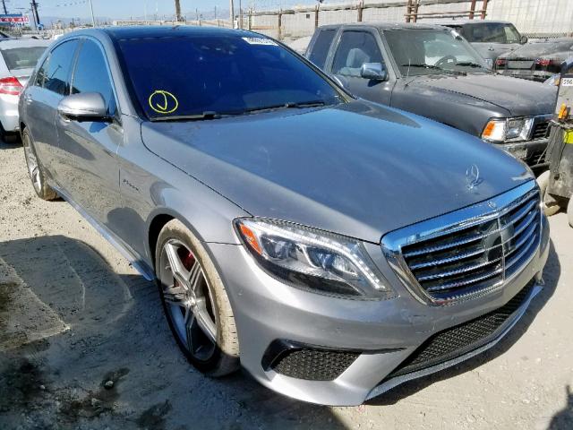 WDDUG7JB7EA026690 - 2014 MERCEDES-BENZ S 63 AMG GRAY photo 1