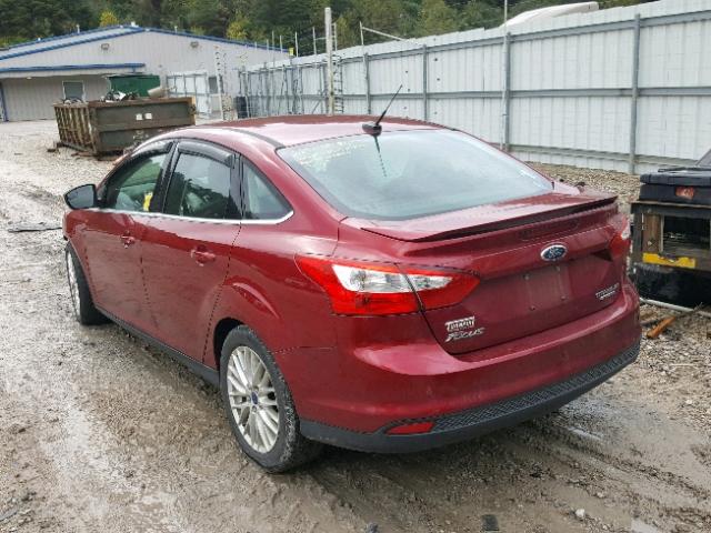 1FADP3J23EL241061 - 2014 FORD FOCUS TITA RED photo 3