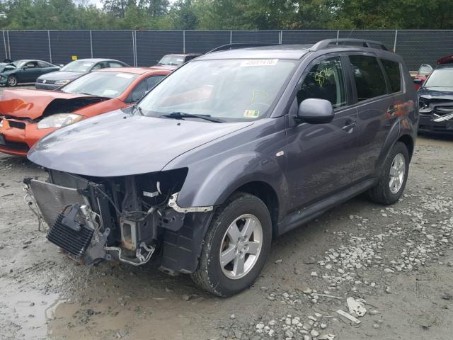 JA4LT21W29Z014908 - 2009 MITSUBISHI OUTLANDER GRAY photo 2