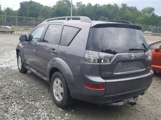 JA4LT21W29Z014908 - 2009 MITSUBISHI OUTLANDER GRAY photo 3