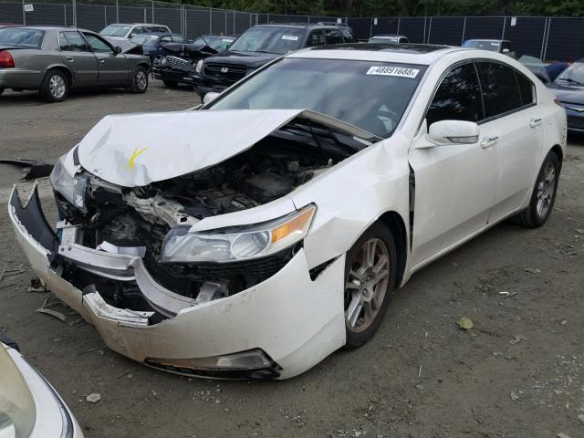 19UUA8F56AA007922 - 2010 ACURA TL WHITE photo 2