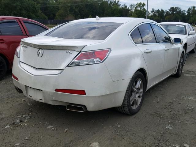 19UUA8F56AA007922 - 2010 ACURA TL WHITE photo 4