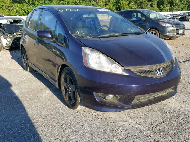 JHMGE88659S009607 - 2009 HONDA FIT SPORT PURPLE photo 1