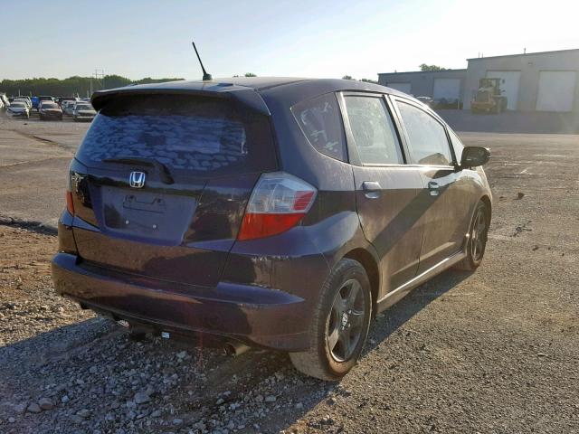 JHMGE88659S009607 - 2009 HONDA FIT SPORT PURPLE photo 4