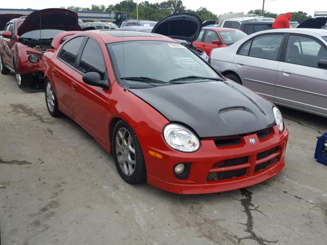 1B3ES66S14D643596 - 2004 DODGE NEON SRT-4 RED photo 1