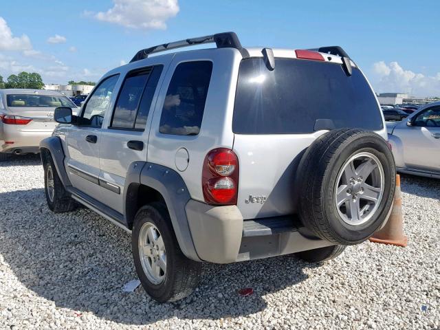 1J4GK38K25W512809 - 2005 JEEP LIBERTY RE SILVER photo 3