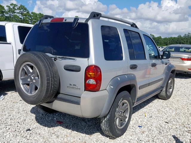 1J4GK38K25W512809 - 2005 JEEP LIBERTY RE SILVER photo 4